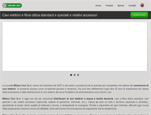 Tablet Screenshot of milanocavi.com